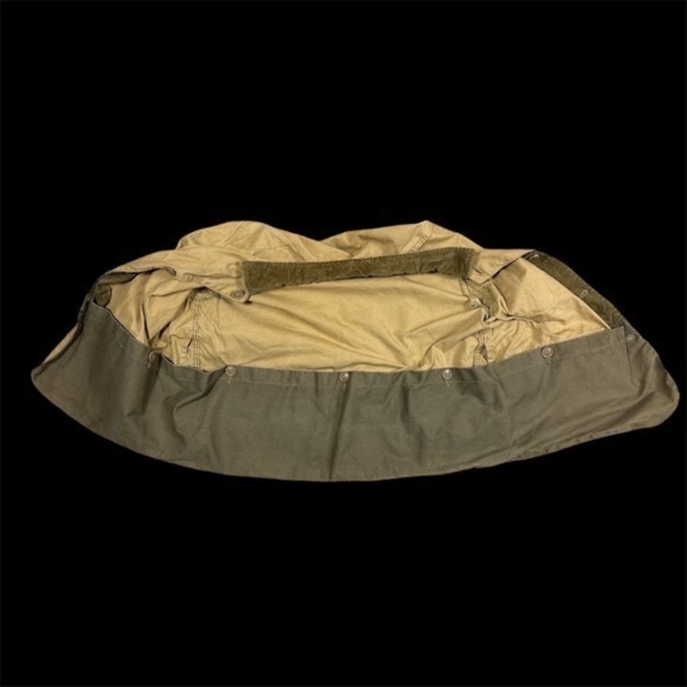 Vintage 60s–70s Military Canvas Field Jacket w/ Button-In Liner Corduroy Collar - Picture 6 of 16